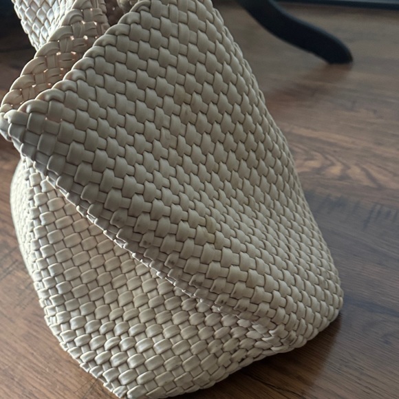 Naghedi Cream Braided Tote Bag - Picture 4 of 16